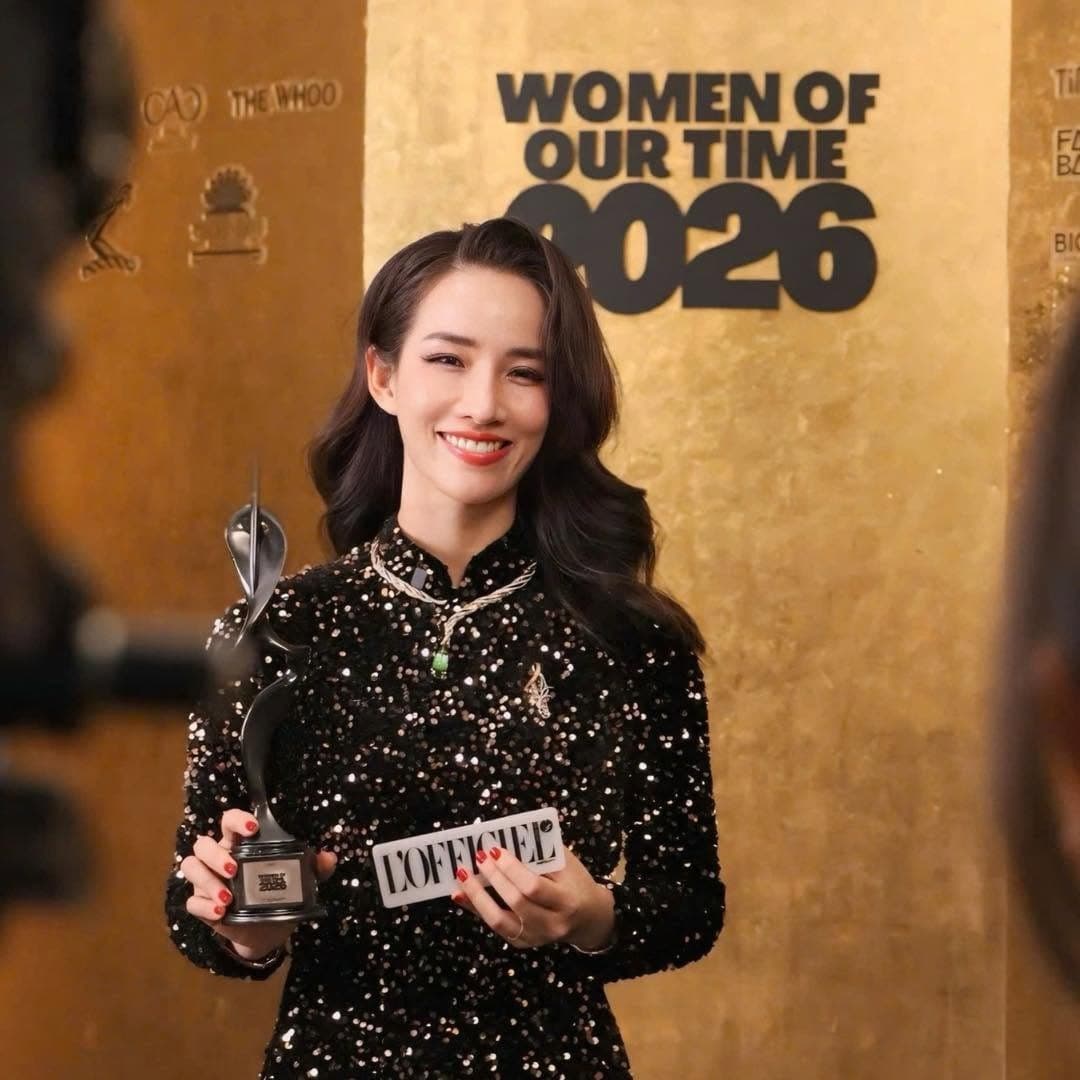 Tôn Nữ Xuân Quyên tại lễ trao giải L'Officiel Women of Our Time 2026